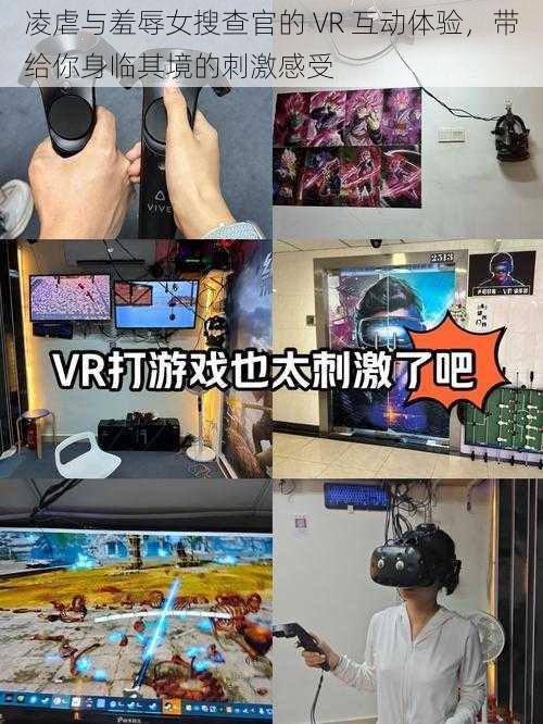 凌虐与羞辱女搜查官的 VR 互动体验，带给你身临其境的刺激感受