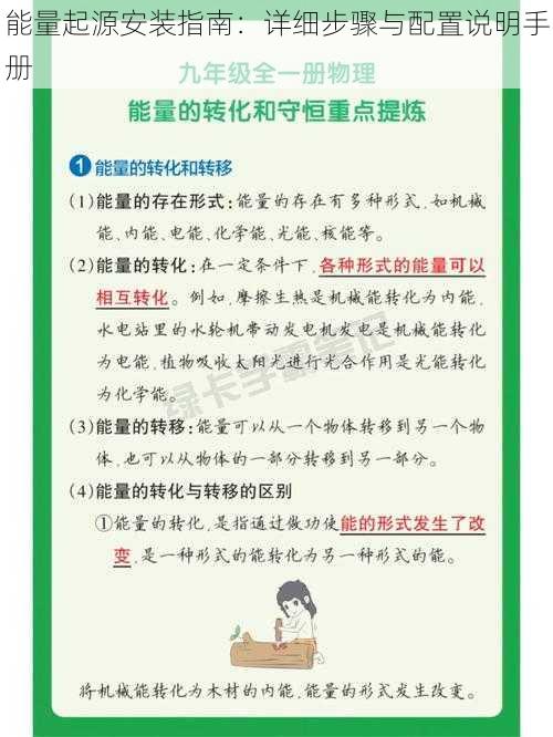 能量起源安装指南：详细步骤与配置说明手册