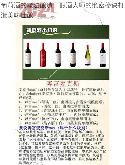 葡萄酒的魔法酿造：酿酒大师的绝密秘诀打造美味佳酿