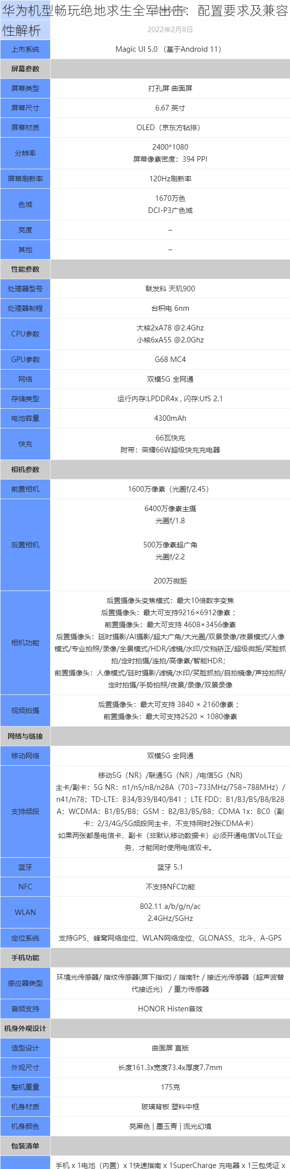 华为机型畅玩绝地求生全军出击：配置要求及兼容性解析