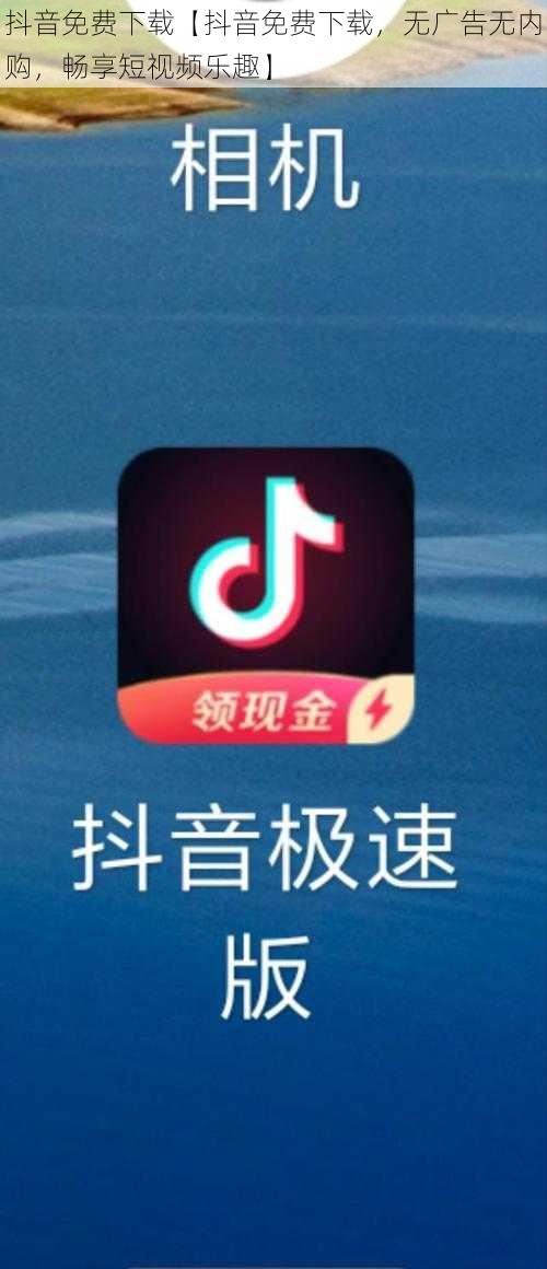 抖音免费下载【抖音免费下载，无广告无内购，畅享短视频乐趣】