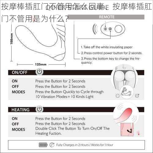 按摩棒插肛门不管用怎么回事、按摩棒插肛门不管用是为什么？