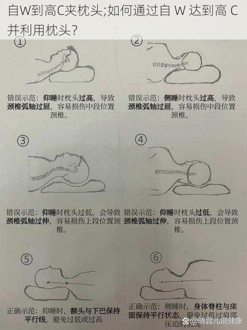 自W到高C夹枕头;如何通过自 W 达到高 C 并利用枕头？