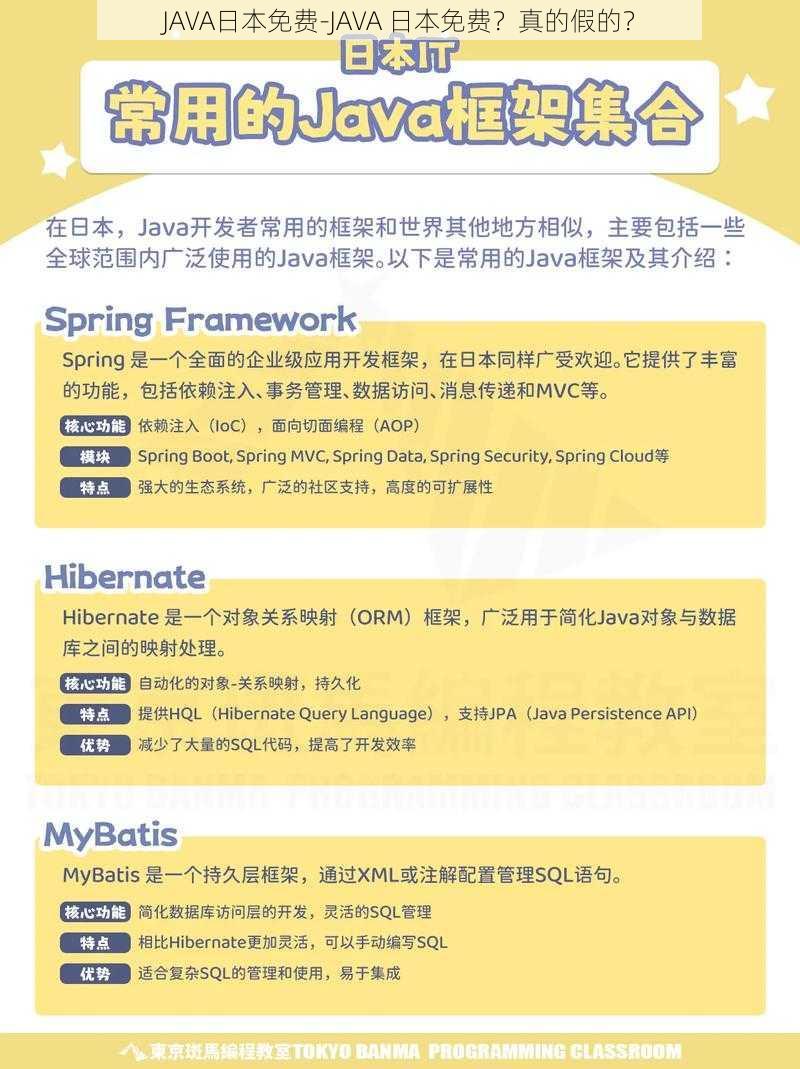 JAVA日本免费-JAVA 日本免费？真的假的？