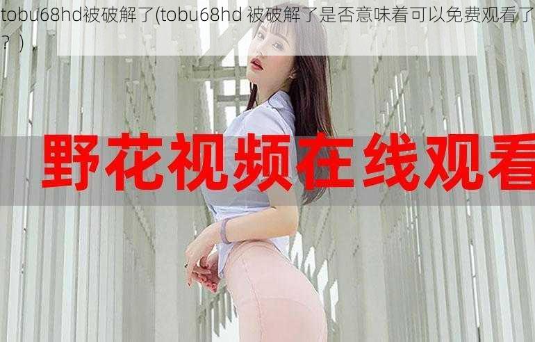 tobu68hd被破解了(tobu68hd 被破解了是否意味着可以免费观看了？)