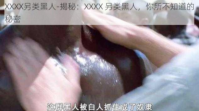 XXXX另类黑人-揭秘：XXXX 另类黑人，你所不知道的秘密