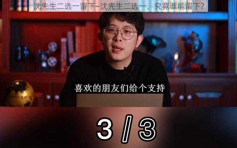 沈先生二选一留下—沈先生二选一，究竟谁能留下？