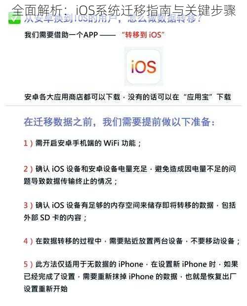 全面解析：iOS系统迁移指南与关键步骤