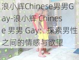 浪小辉Chinese男男Gay-浪小辉 Chinese 男男 Gay：探索男性之间的情感与欲望