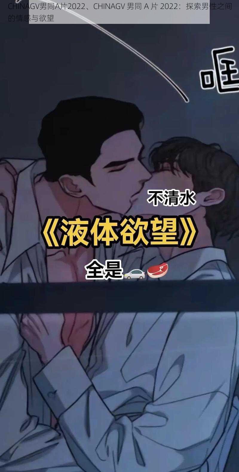 CHINAGV男同A片2022、CHINAGV 男同 A 片 2022：探索男性之间的情感与欲望