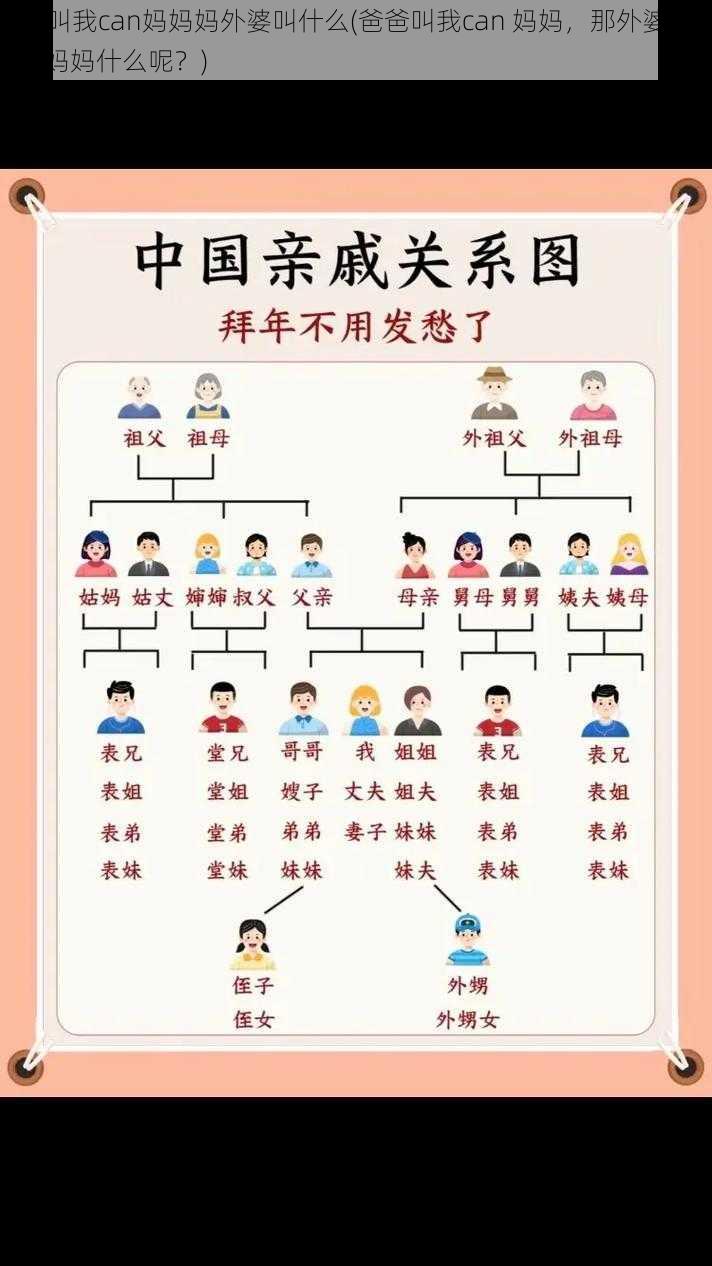 爸爸叫我can妈妈妈外婆叫什么(爸爸叫我can 妈妈，那外婆叫我can 妈妈什么呢？)