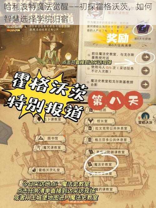 哈利波特魔法觉醒——初探霍格沃茨，如何智慧选择学院归宿