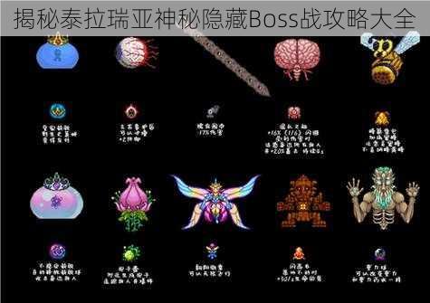 揭秘泰拉瑞亚神秘隐藏Boss战攻略大全